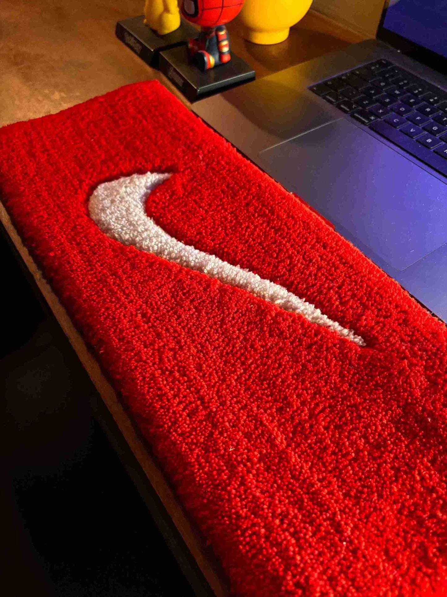 Sneakerhead Table Top & Keyboard Rug by Tuftplace