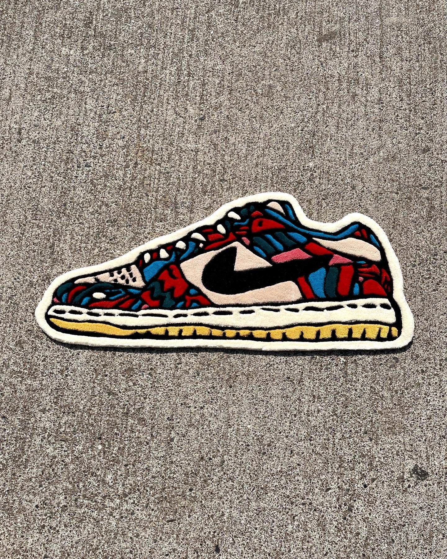 Parra Dunks Sneakers Custom Rug by Tuftplace