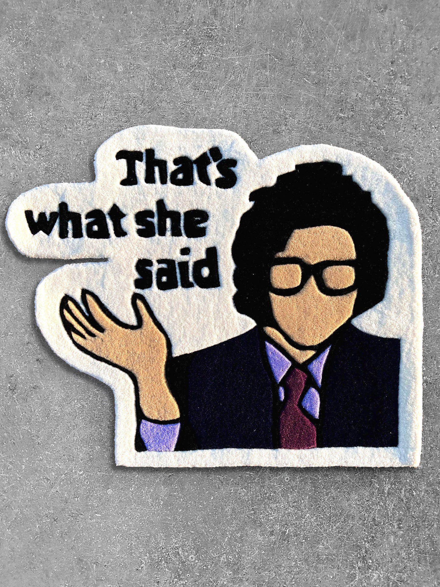 That’s what she said Rug by Tuftplace