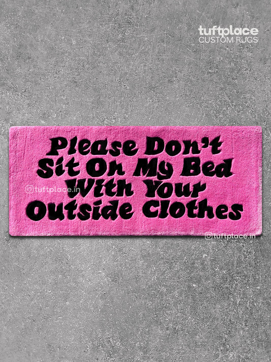 Disclaimer Rectangle Custom Rug by Tuftplace