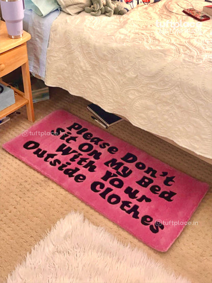 Disclaimer Rectangle Custom Rug by Tuftplace