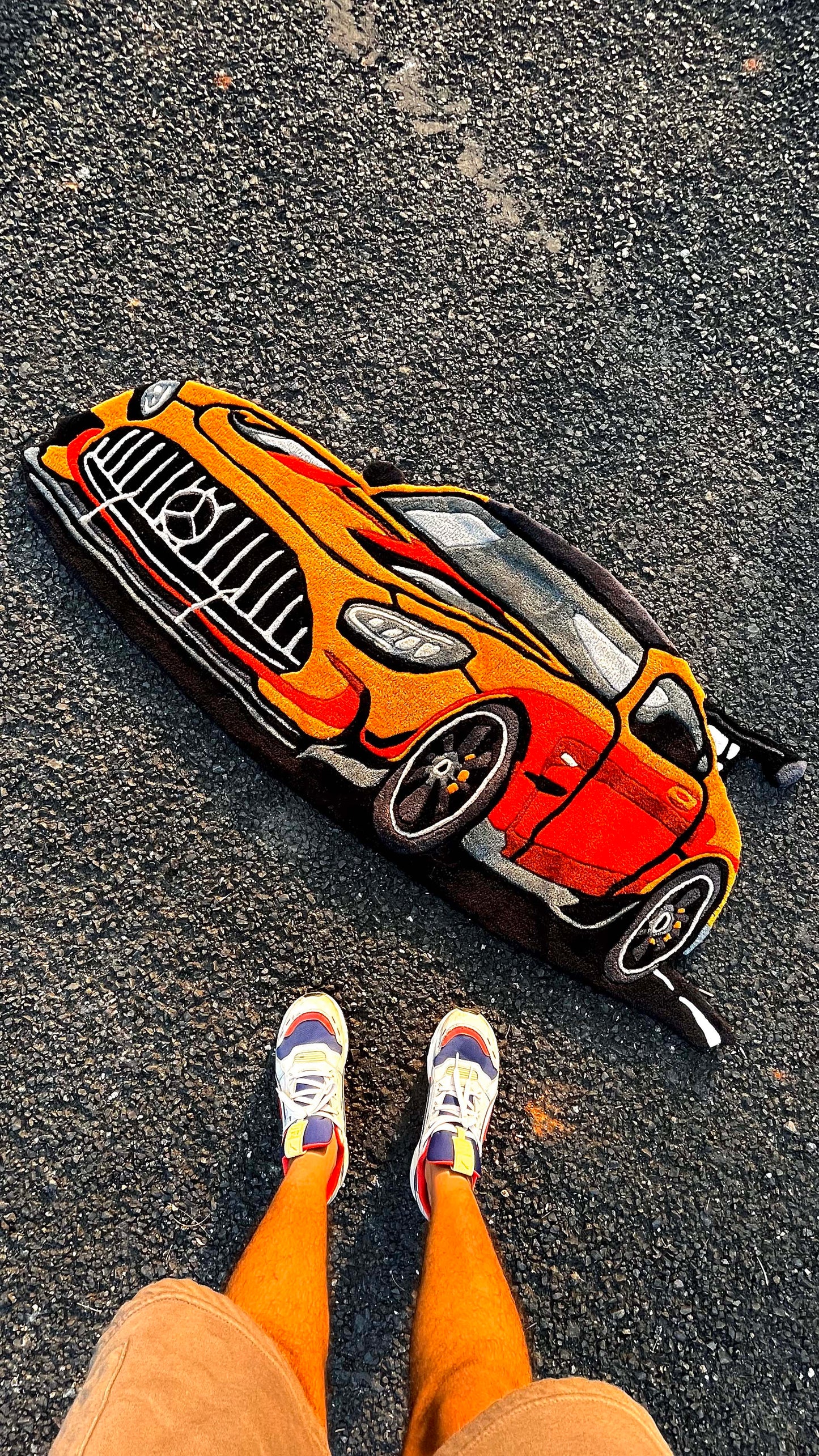 AMG Car Custom Rug by Tuftplace