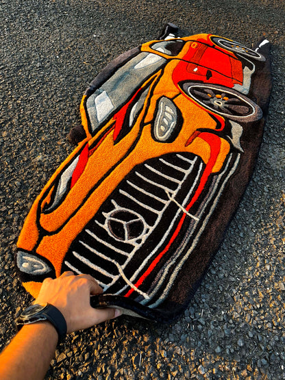 AMG Car Custom Rug by Tuftplace