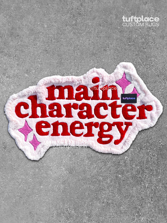 Main Character Energy Custom Rug by Tuftplace