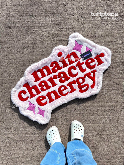 Main Character Energy Custom Rug by Tuftplace