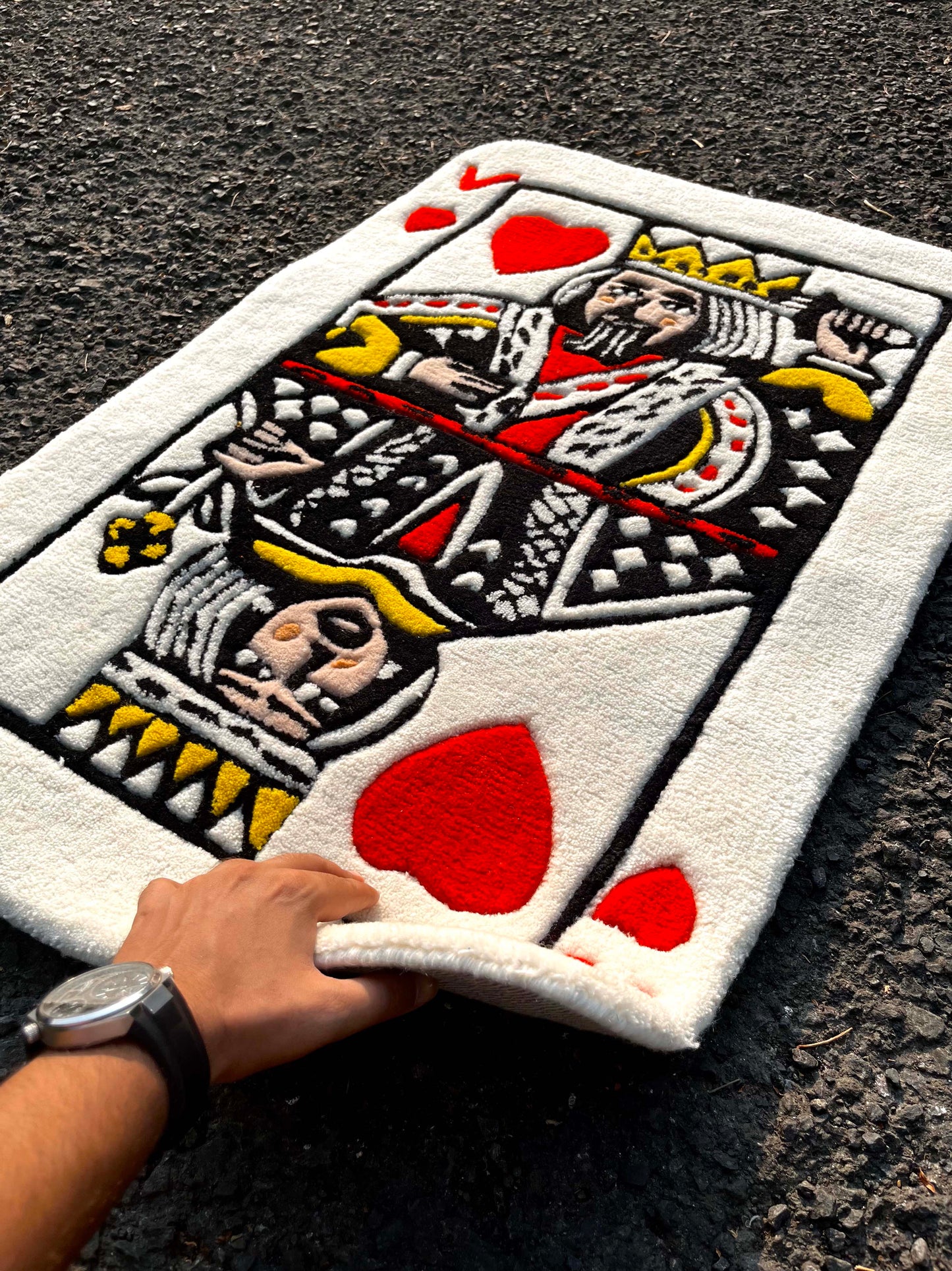 Playing Card Custom Rug by Tuftplace