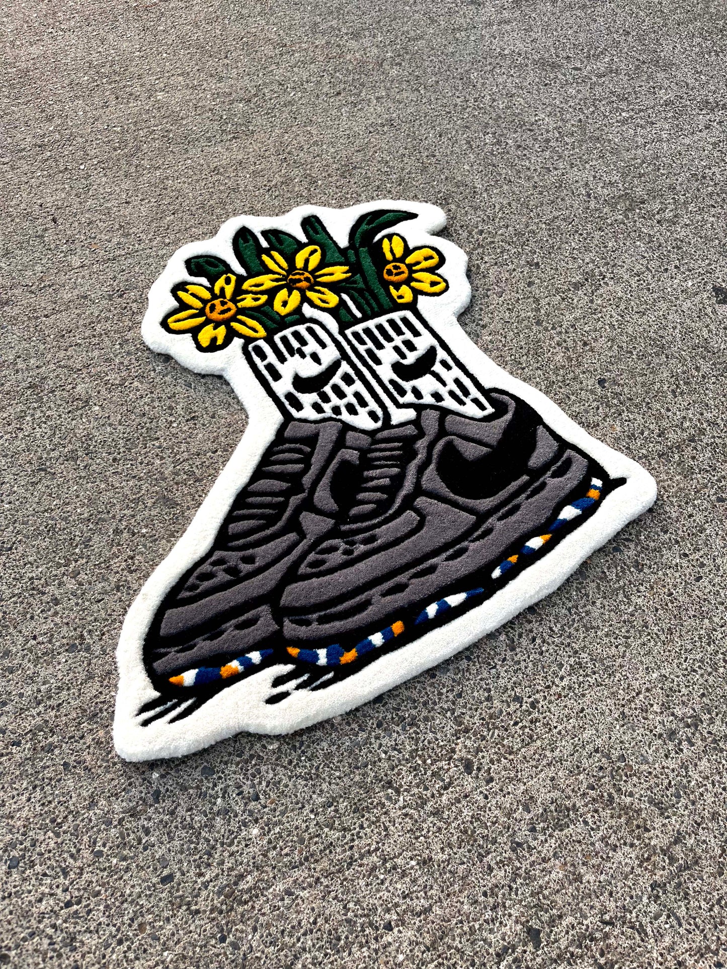 Sneaker Bouquet Custom Rug by Tuftplace