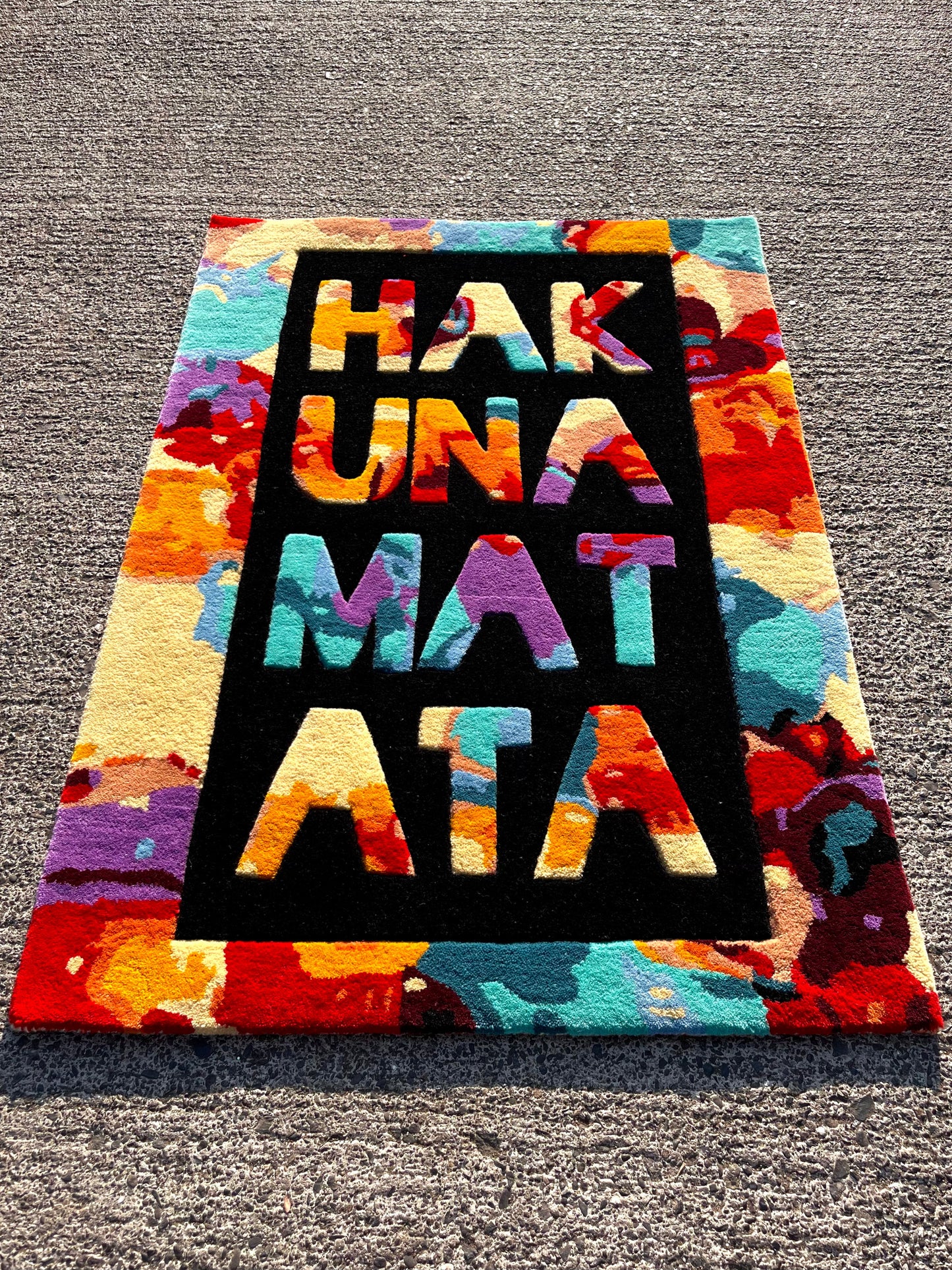 Hakuna Matata Custom Rug by Tuftplace