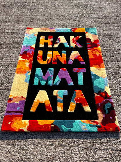 Hakuna Matata Custom Rug by Tuftplace