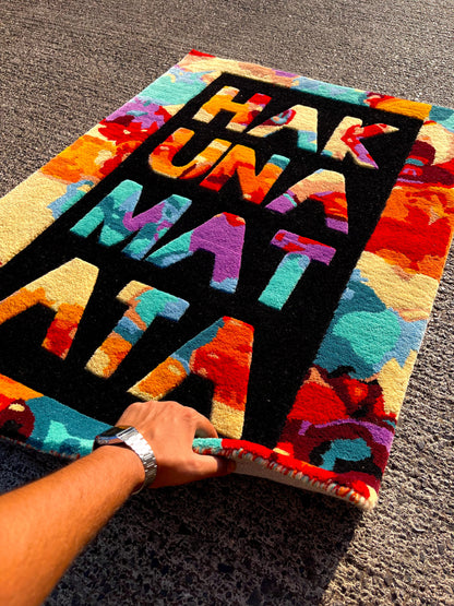 Hakuna Matata Custom Rug by Tuftplace