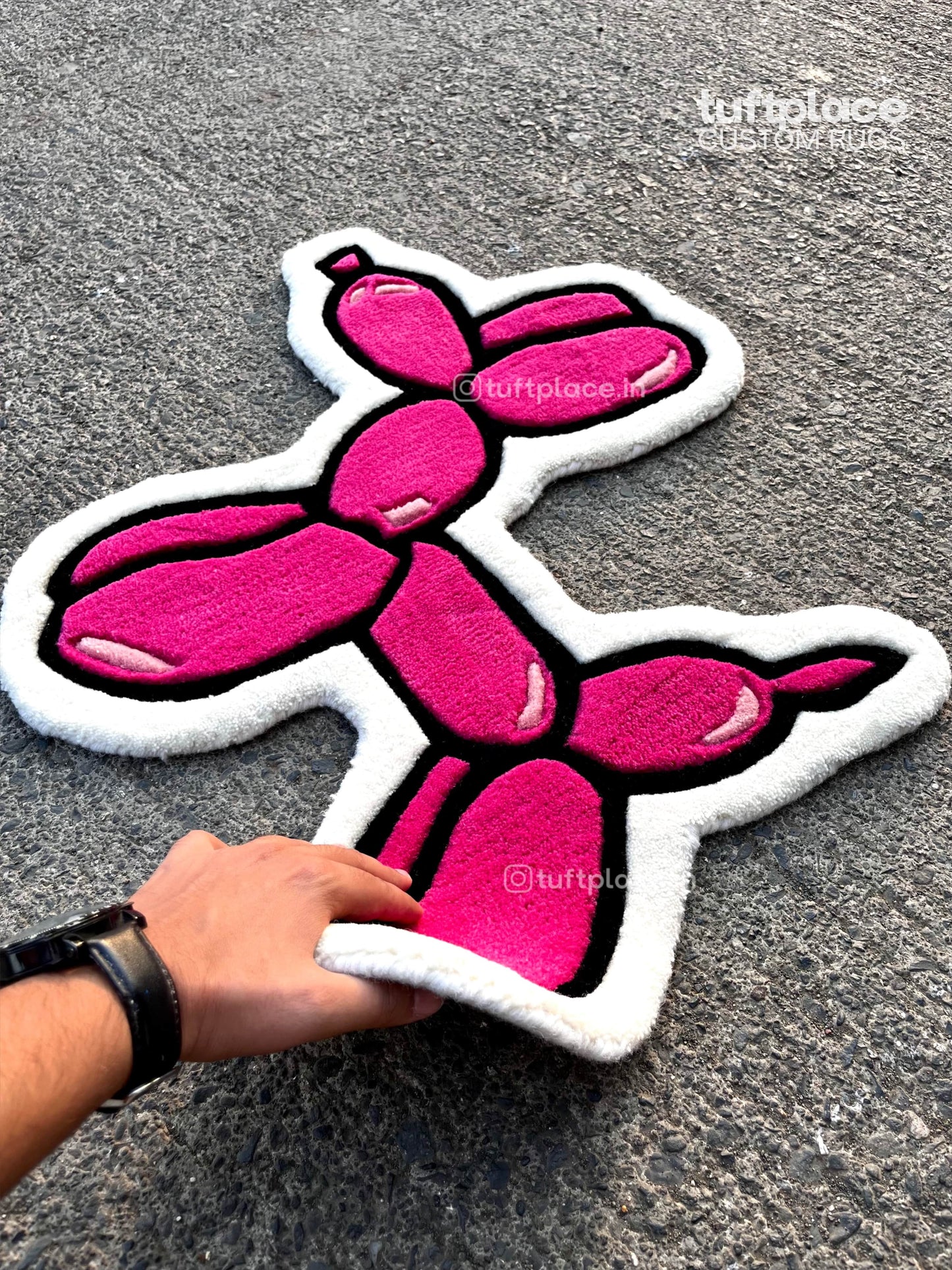 Balloon Pup Custom Rug by Tuftplace