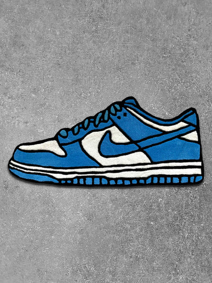 UNC Dunks Sneakers Custom Rug by Tuftplace