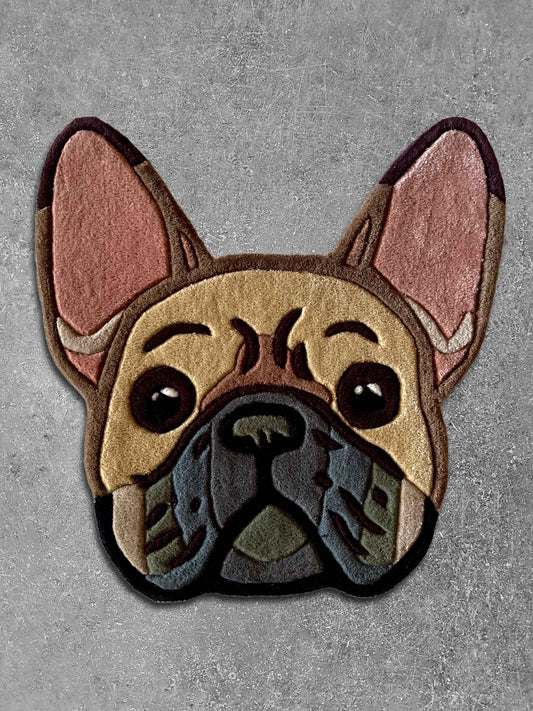 Doggo Frenchie Rug by Tuftplace