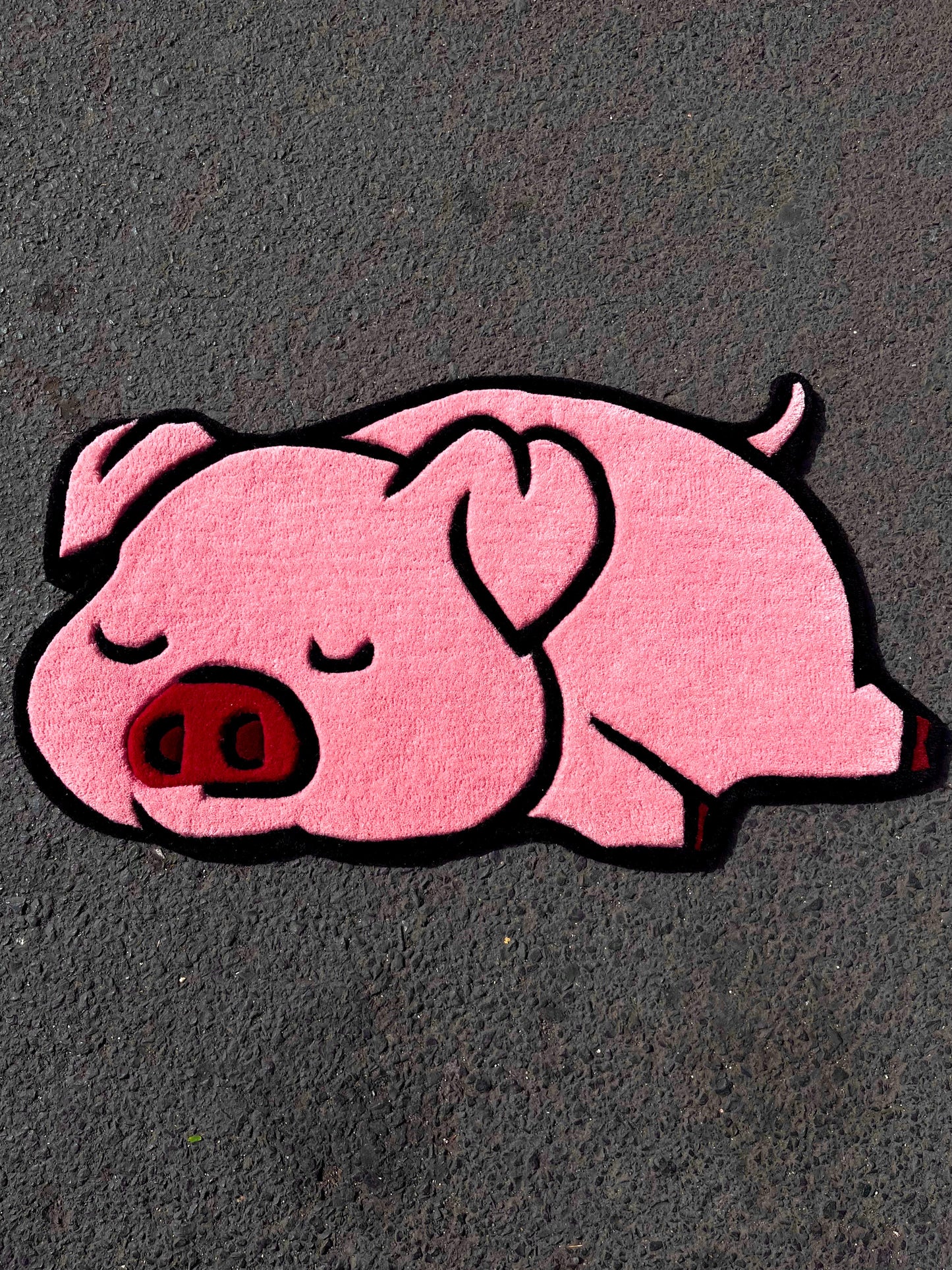 Pink Piggy Custom Rug by Tuftplace