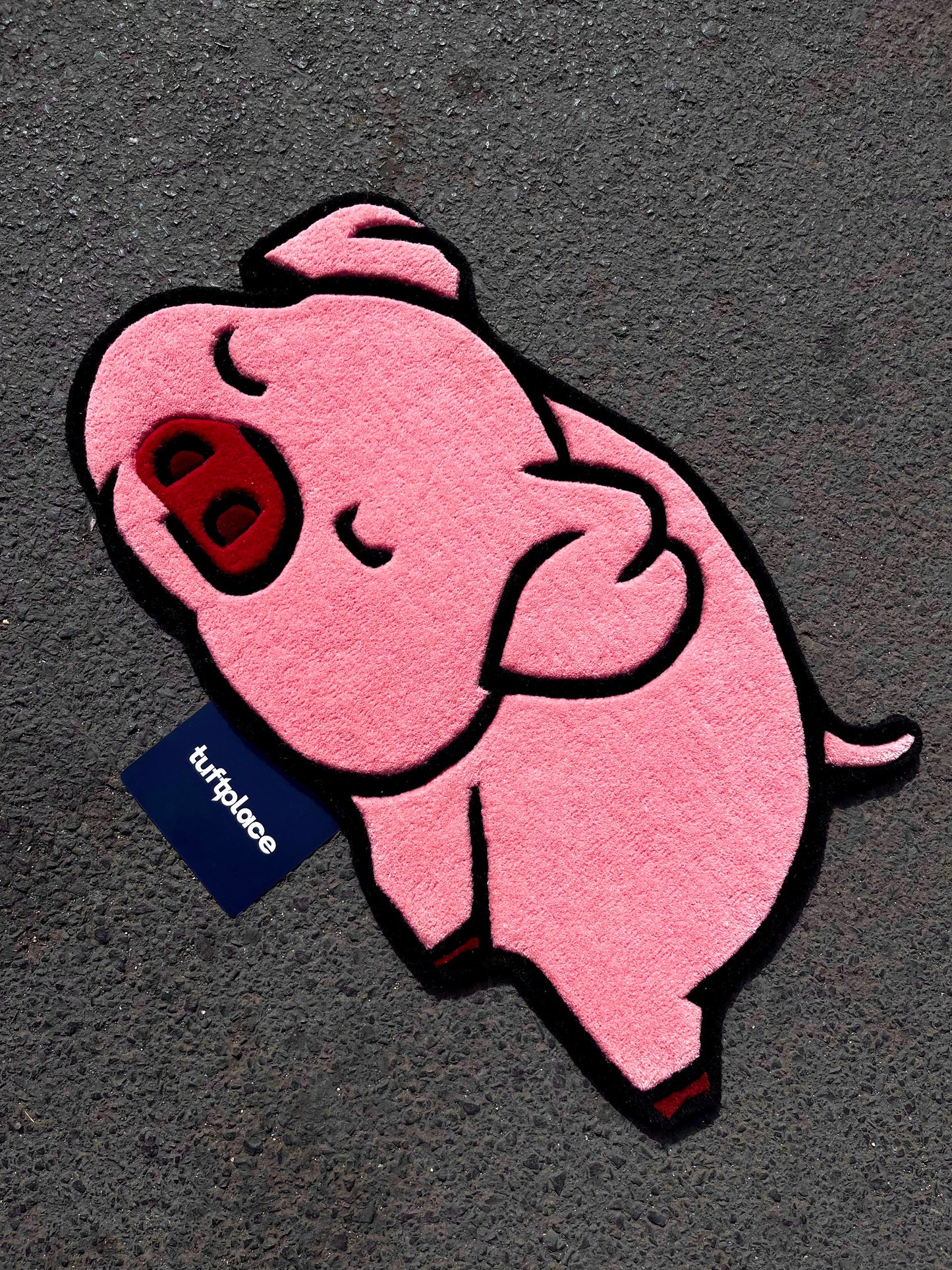 Pink Piggy Custom Rug by Tuftplace