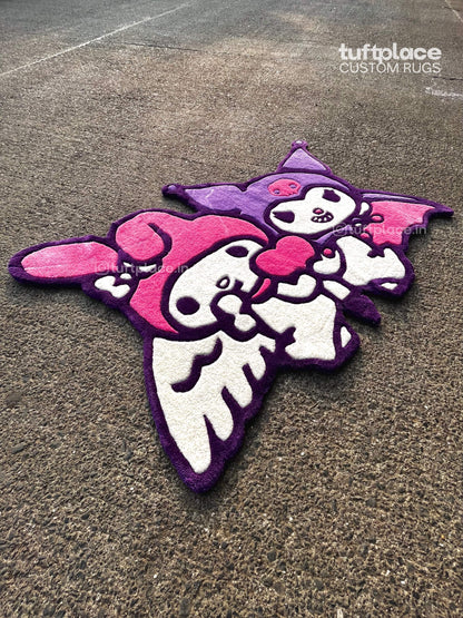 Mel"n"Kuro Art Custom Rug by Tuftplace