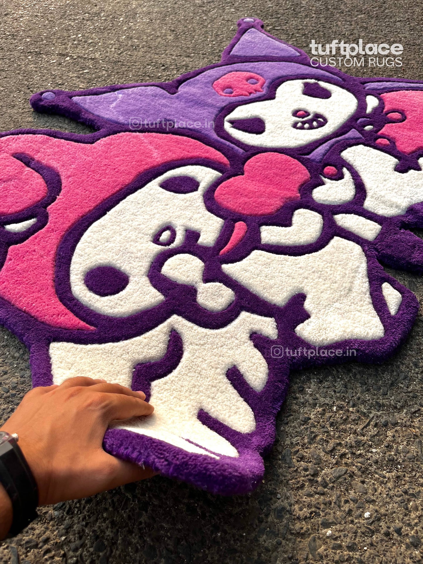 Mel"n"Kuro Art Custom Rug by Tuftplace