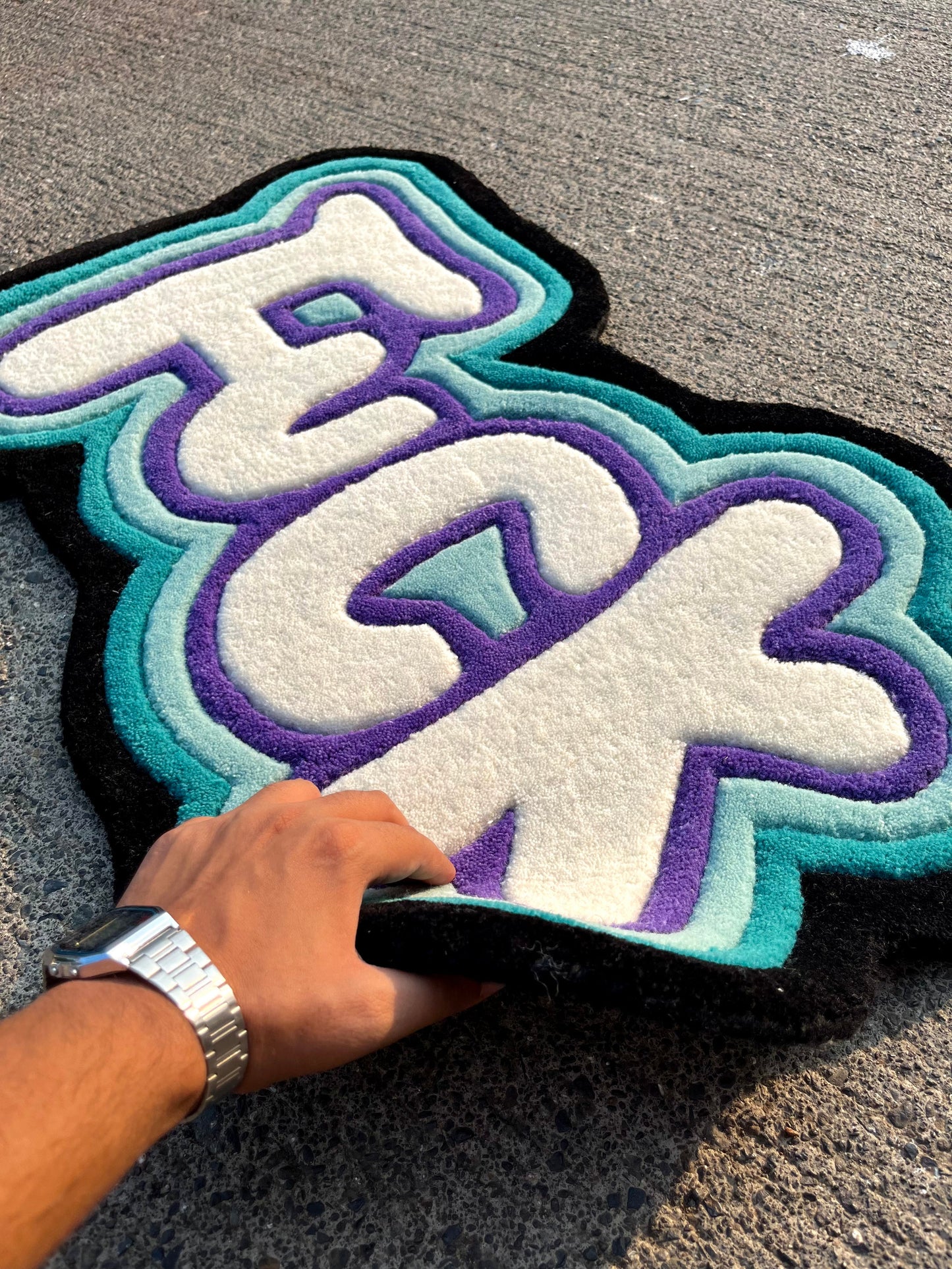 F*ck Custom Rug by Tuftplace