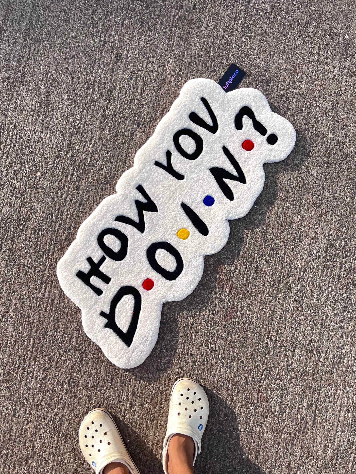 How You Doin Custom Rug by Tuftplace