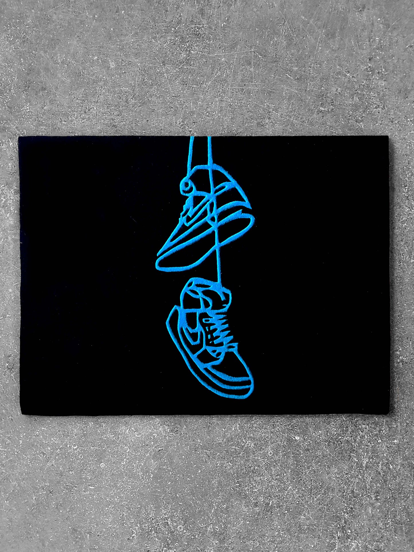 Sneaker Line Art Custom Rug by Tuftplace