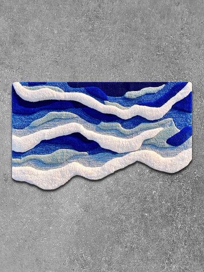 Ocean Waves Custom Rug by Tuftplace