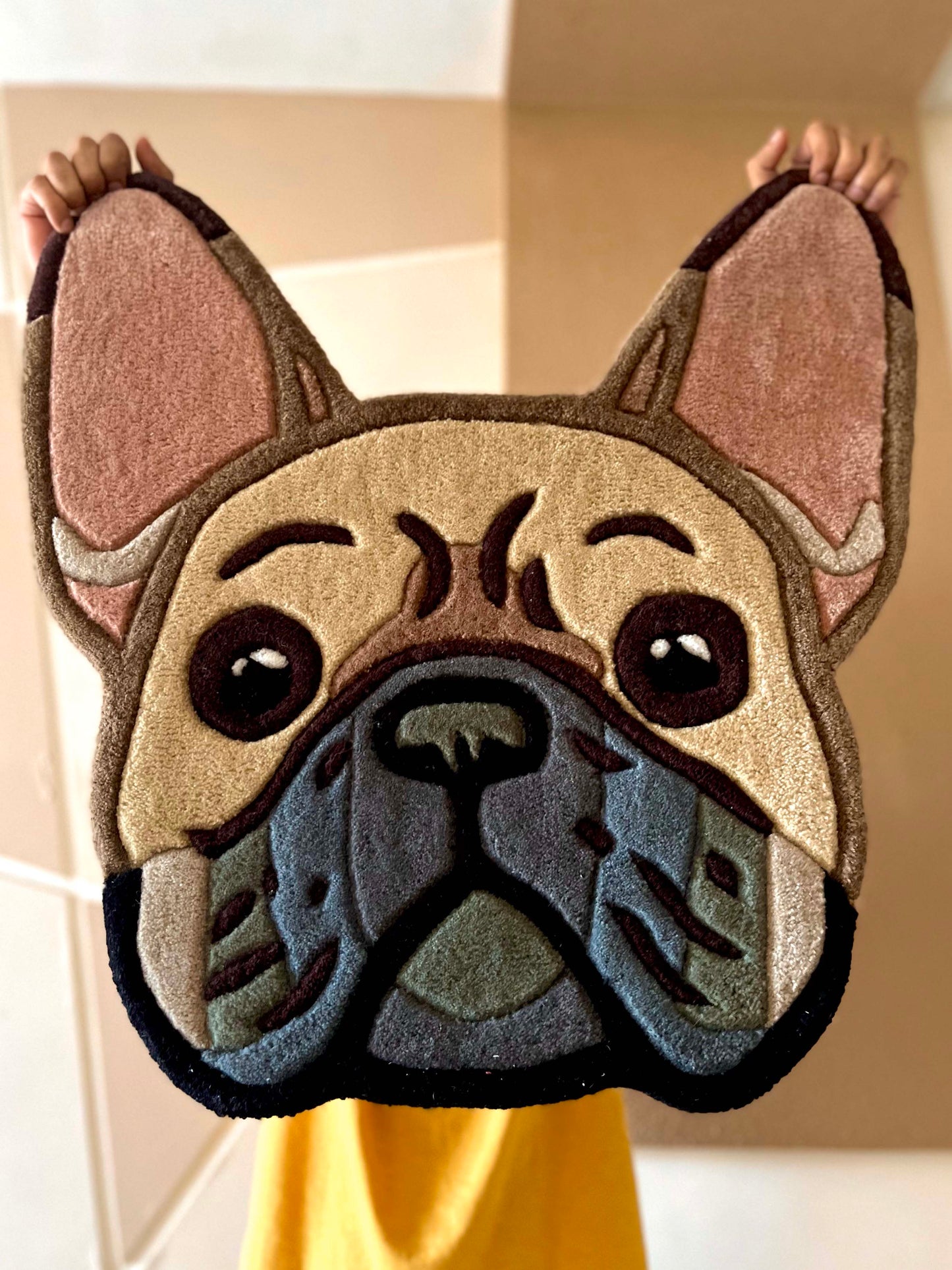 Doggo Frenchie Rug by Tuftplace