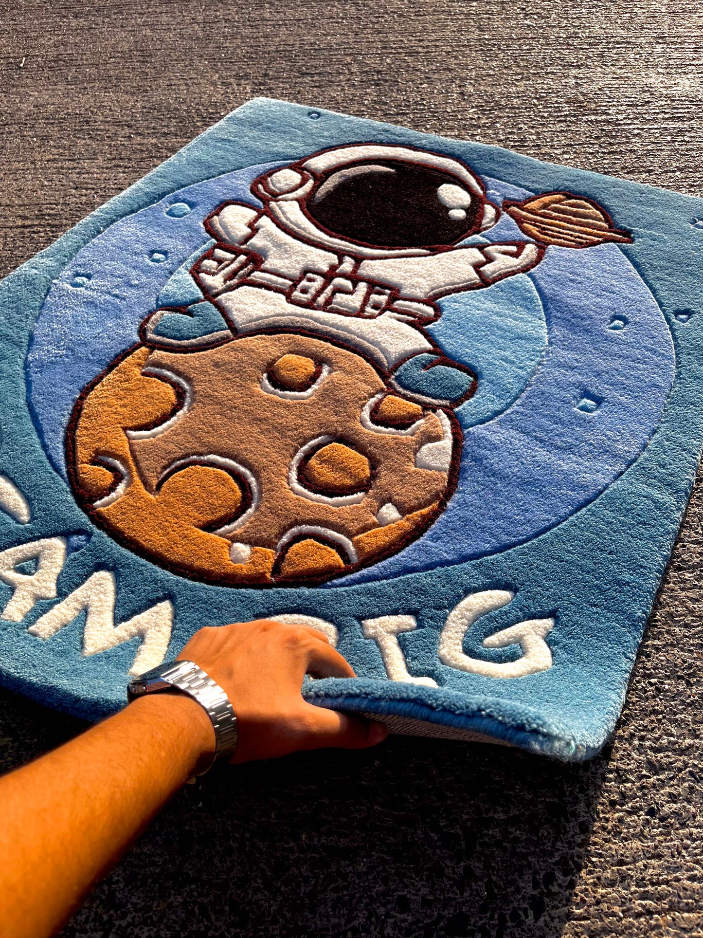 Astronaut Custom Rug by Tuftplace