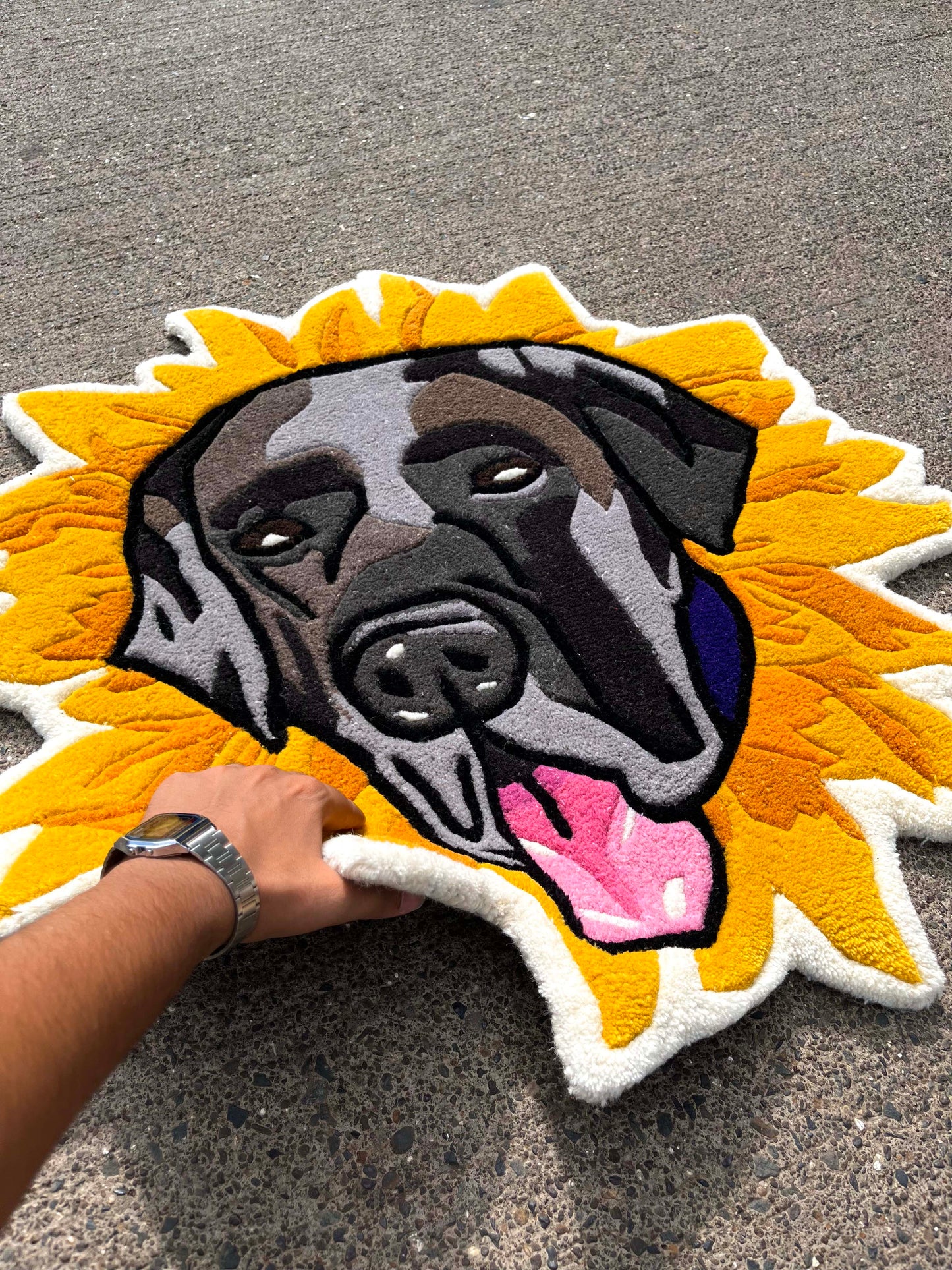 Who's a Good Boy Custom Dog Rug by Tuftplace