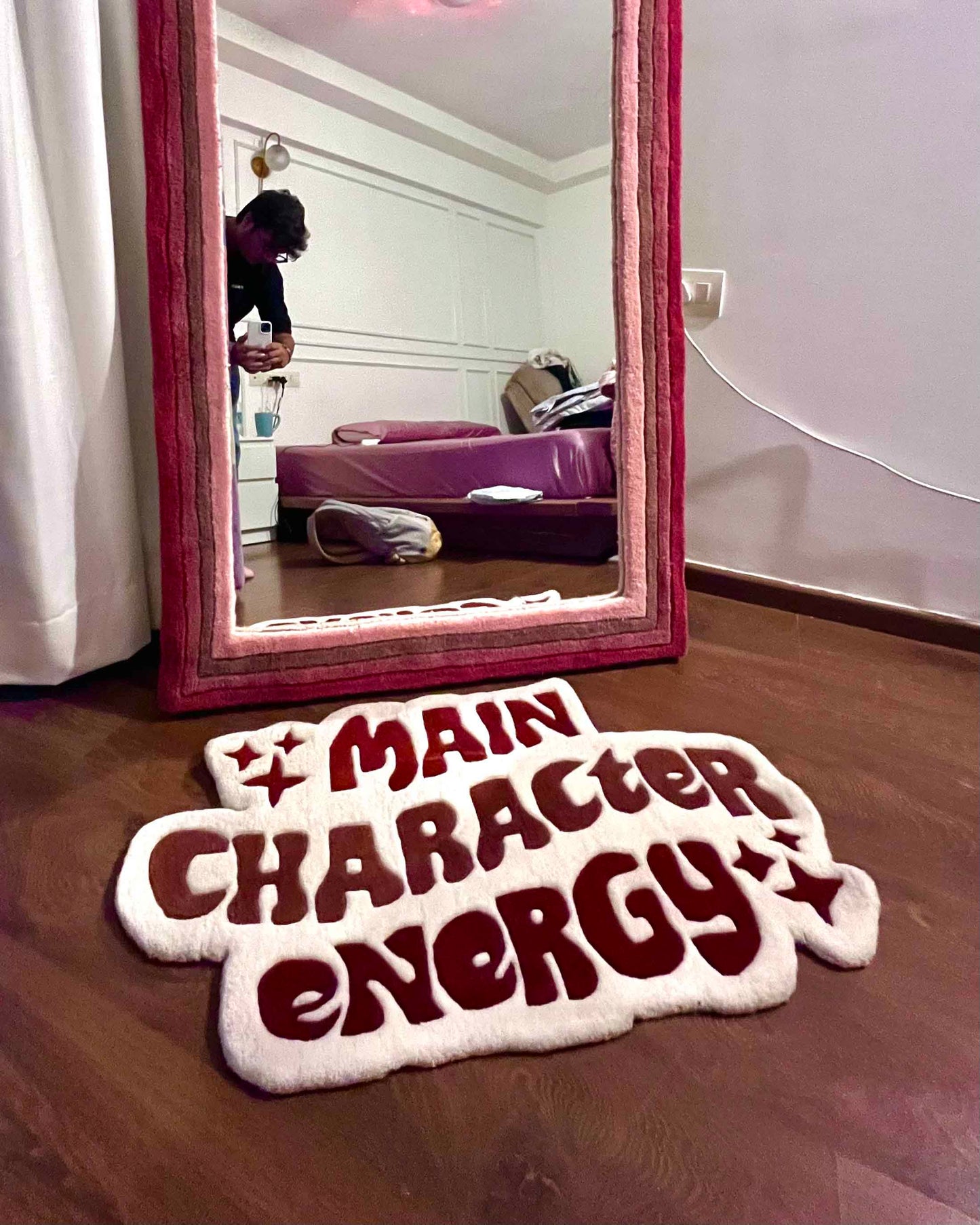 Main Character Energy Custom Rug by Tuftplace