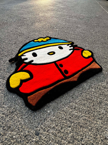 HelloKittyxEric Cartman Custom Rug by Tuftplace