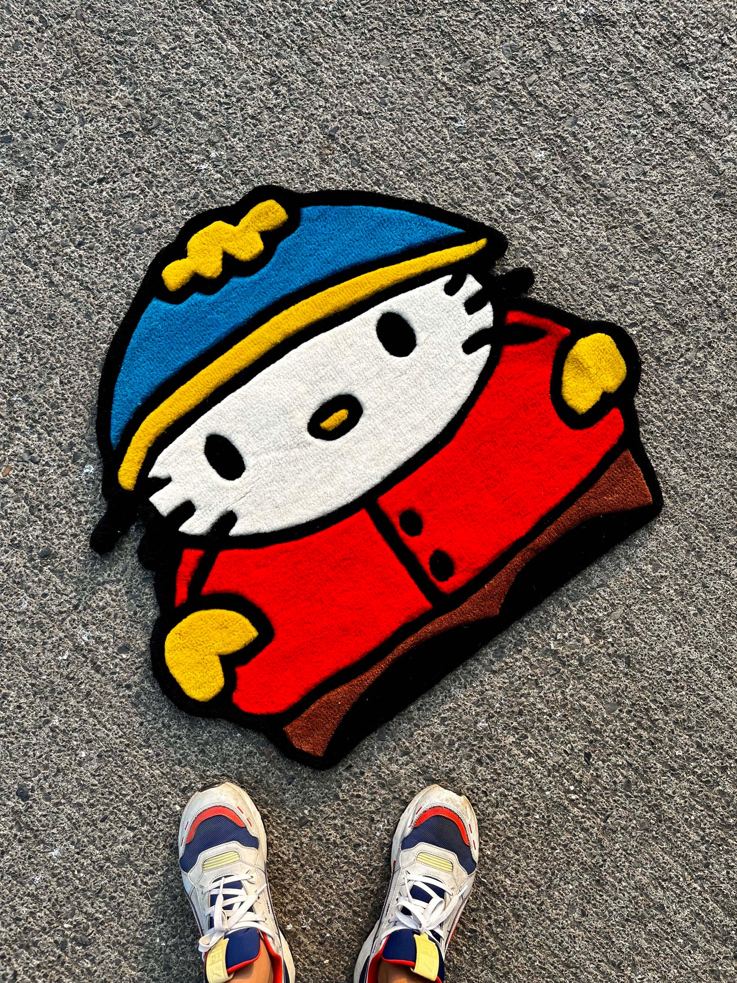 HelloKittyxEric Cartman Custom Rug by Tuftplace