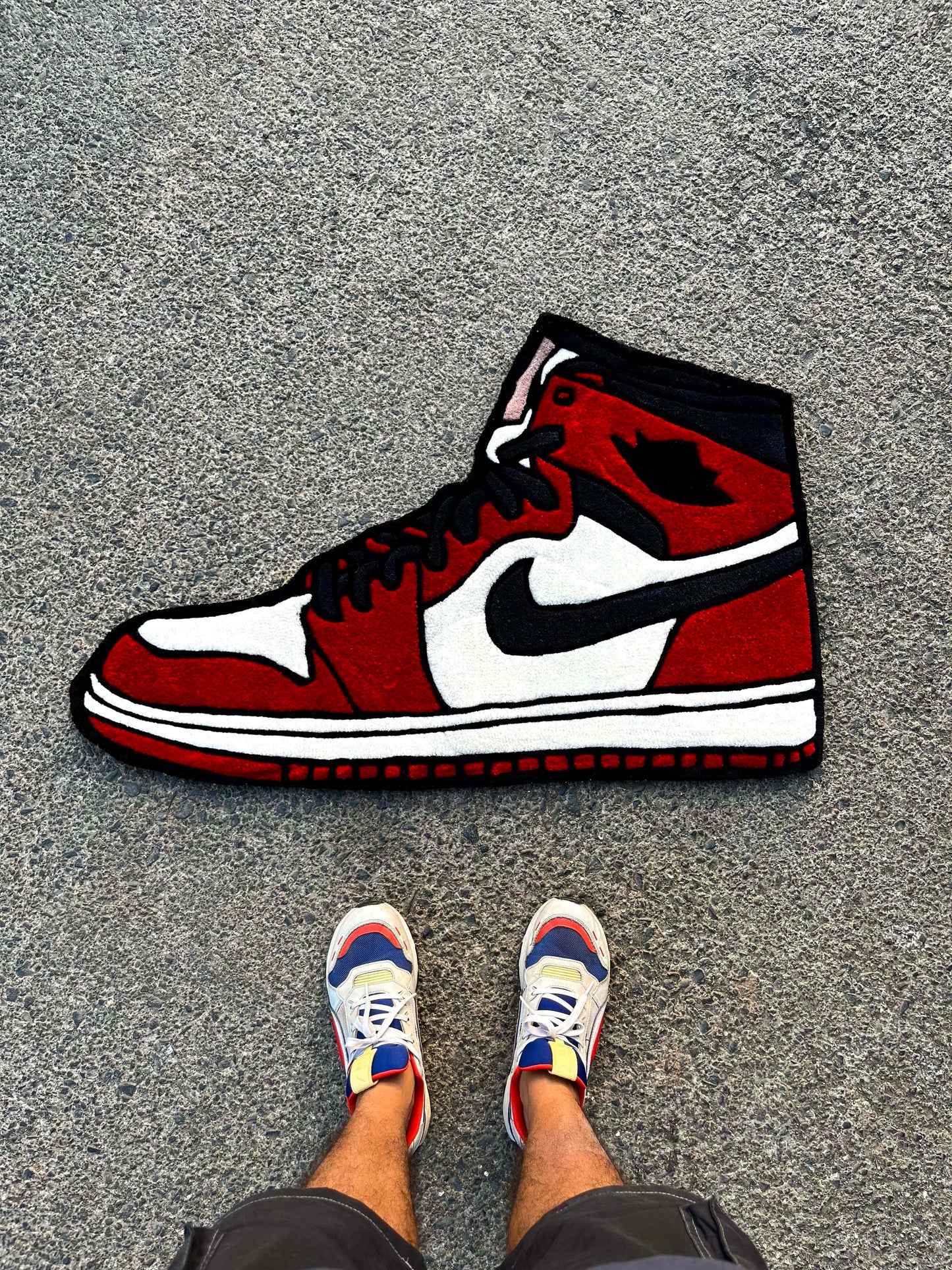 AJ1 Chicago Sneakers Custom Rug by Tuftplace