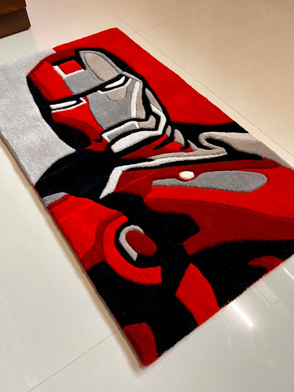 Love You 3000 Superhero Custom Rug by Tuftplace