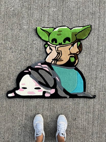 BabyYo and Sage Custom Rug by Tuftplace