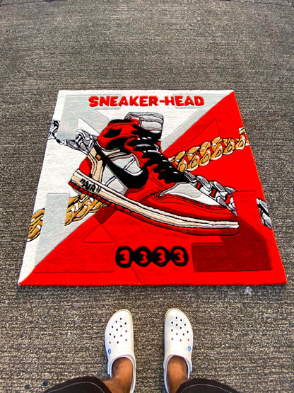 Sneakerhead Art Custom Rug by Tuftplace