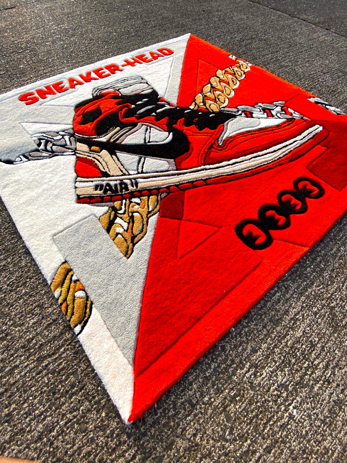 Sneakerhead Art Custom Rug by Tuftplace