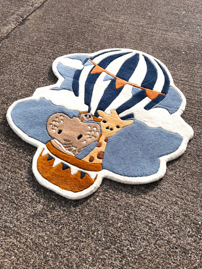 Hot Air Balloon Custom Rug by Tuftplace