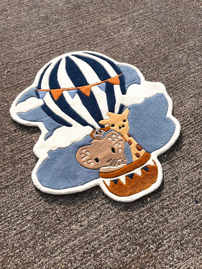 Hot Air Balloon Custom Rug by Tuftplace