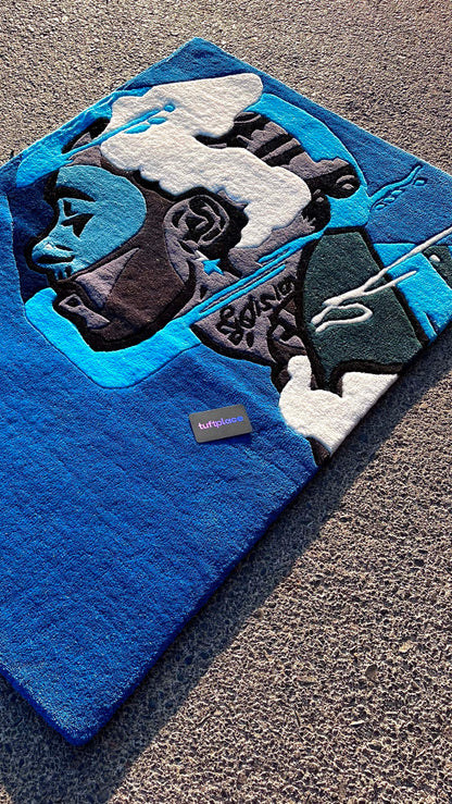 Lewis Hamilton Custom Rug by Tuftplace