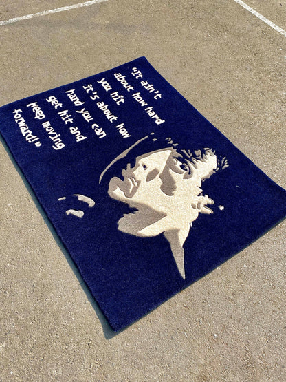 Rocky Balboa Custom Rug by Tuftplace