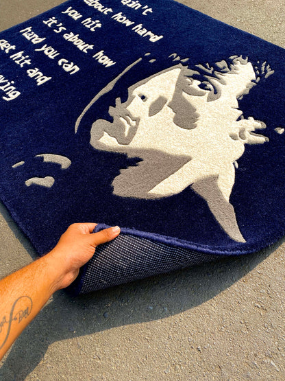 Rocky Balboa Custom Rug by Tuftplace