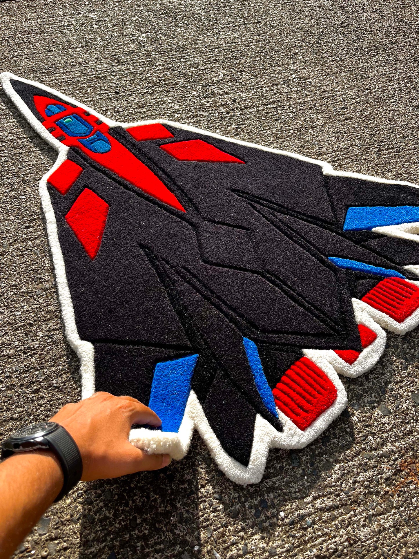 SwatKat Jet Custom Rug by Tuftplace