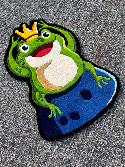 King Frog Custom Rug by Tuftplace