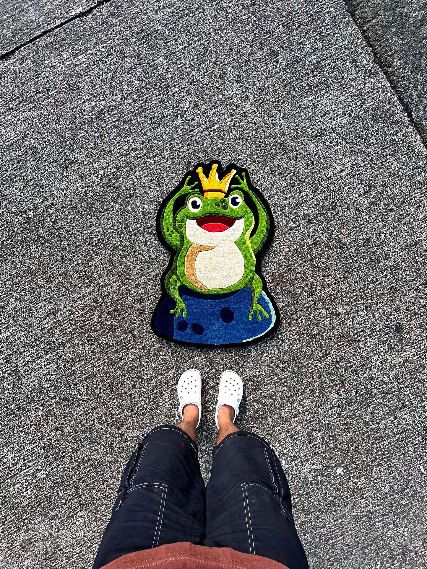 King Frog Custom Rug by Tuftplace