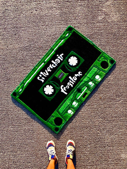 Green Cassette Custom Rug by Tuftplace