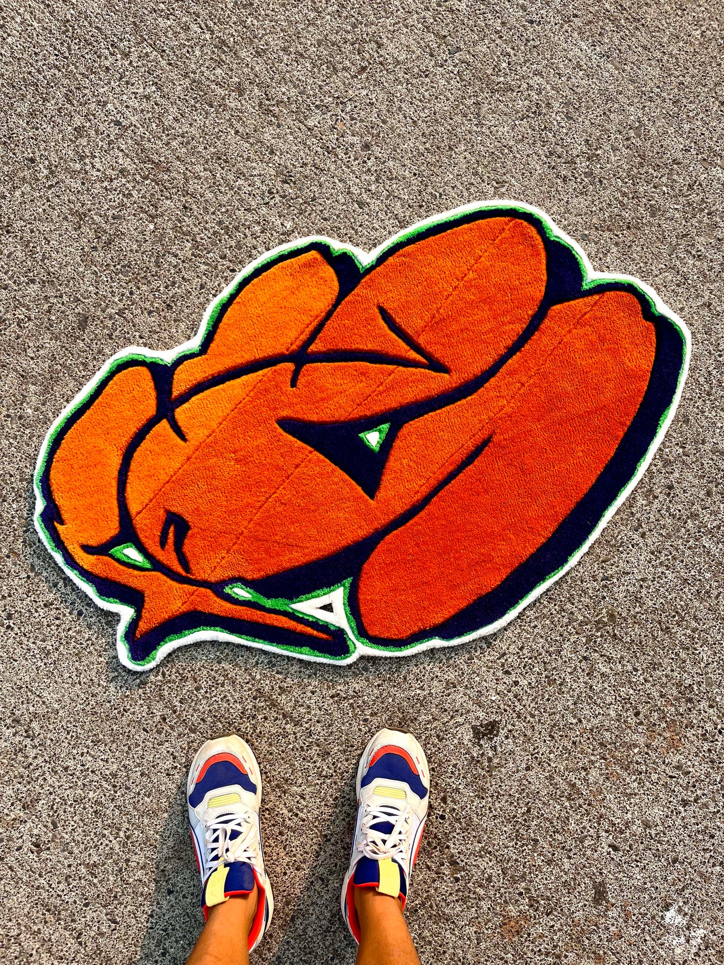 Gradient Logo Custom Rug by Tuftplace