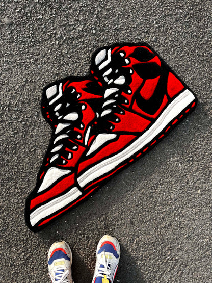 AJ Sneaker Pair Custom Rug by Tuftplace