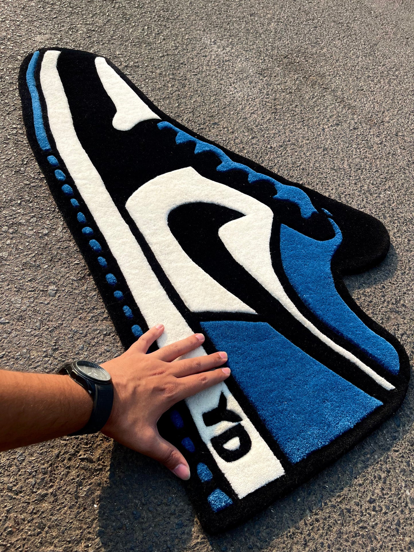 Jordan 1 Low SE Sneakers Custom Rug by Tuftplace