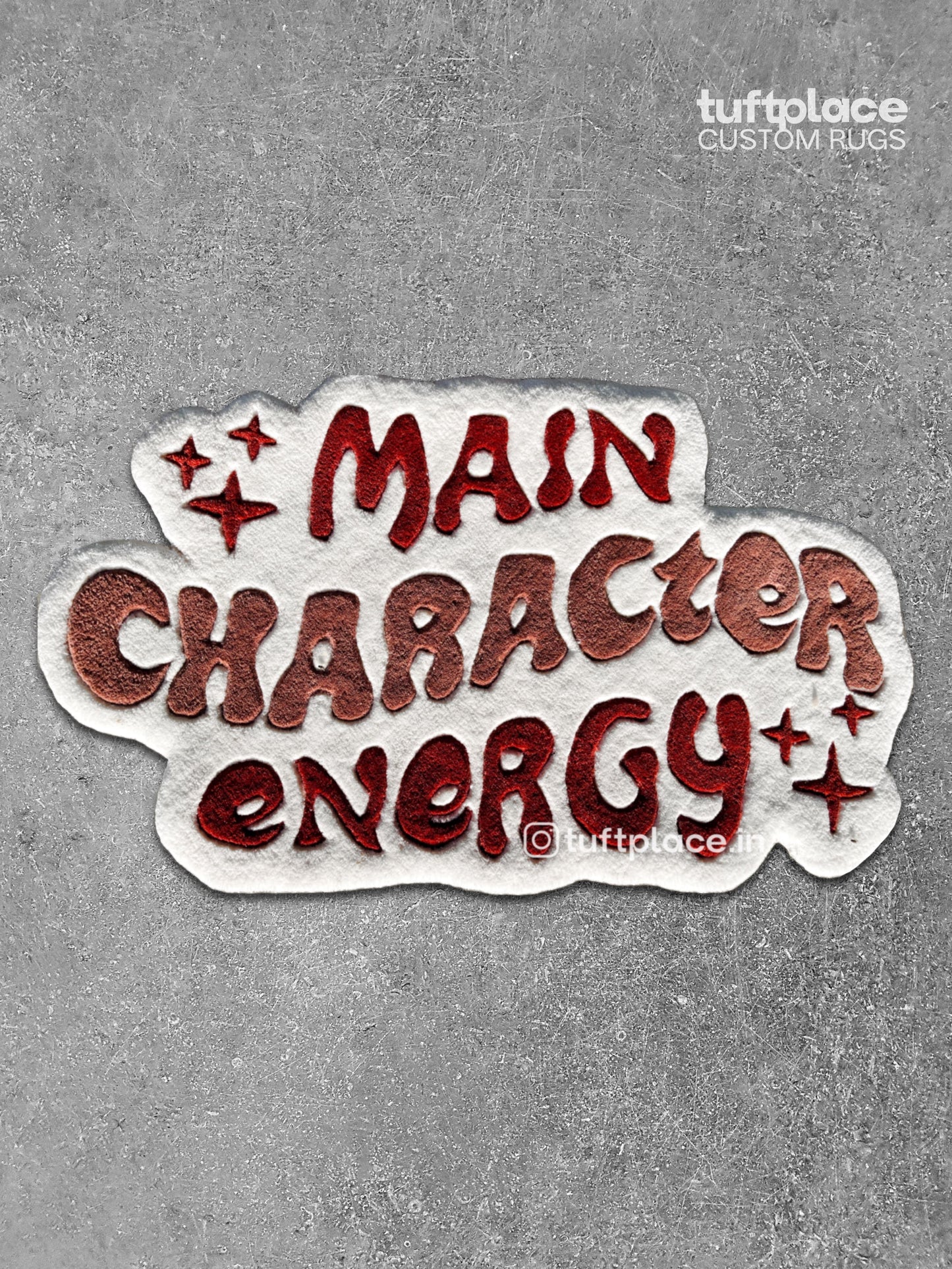 Main Character Energy Custom Rug by Tuftplace