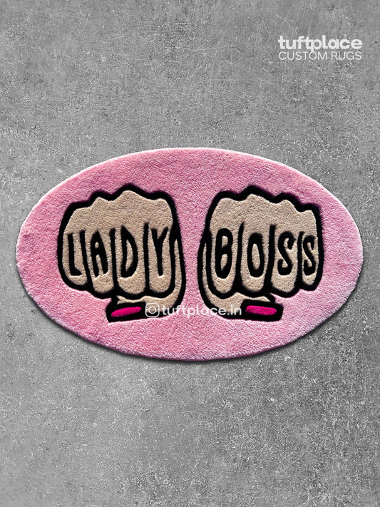 Lady Boss Custom Rug by Tuftplace